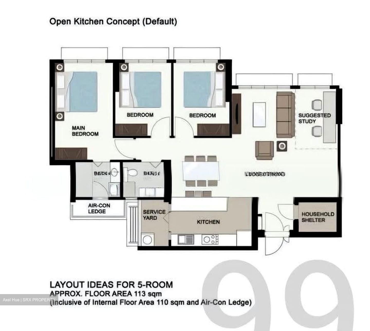 Blk 108B Alkaff Oasis (Toa Payoh), HDB 5 Rooms #613725801